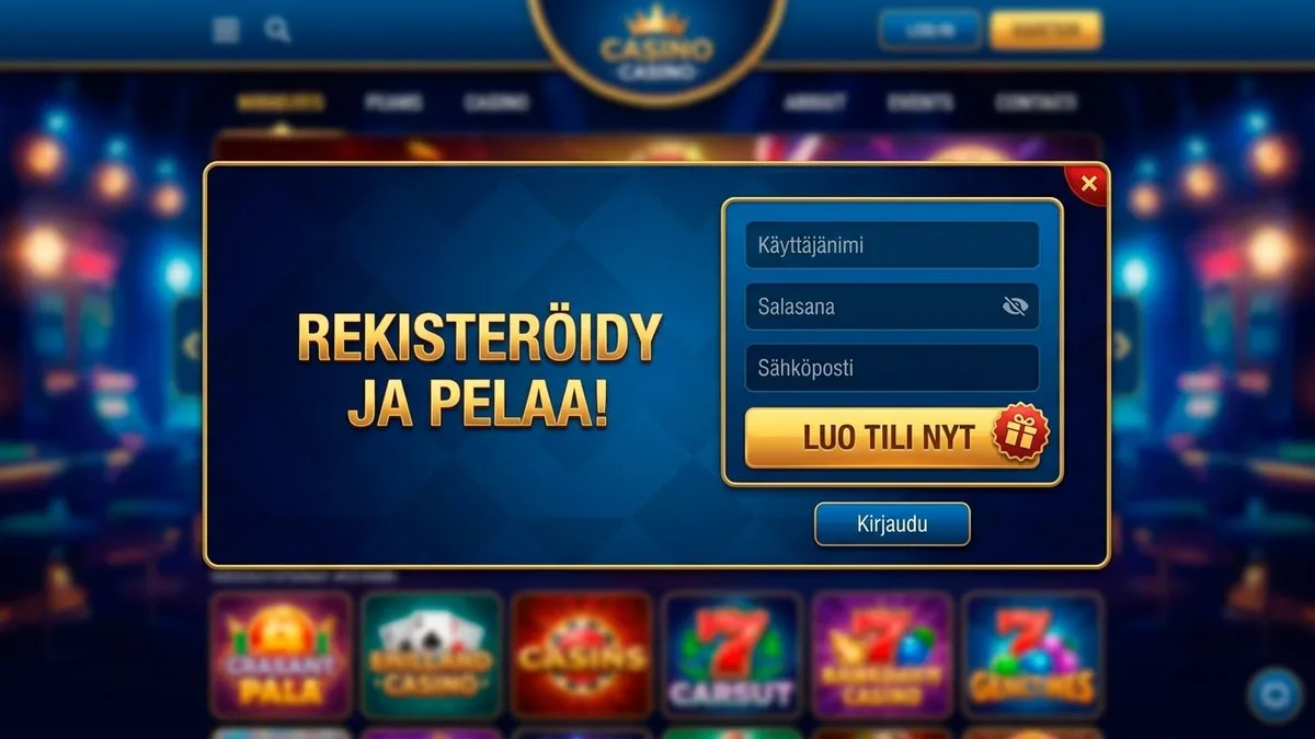 Rekisteröidy bonuksella